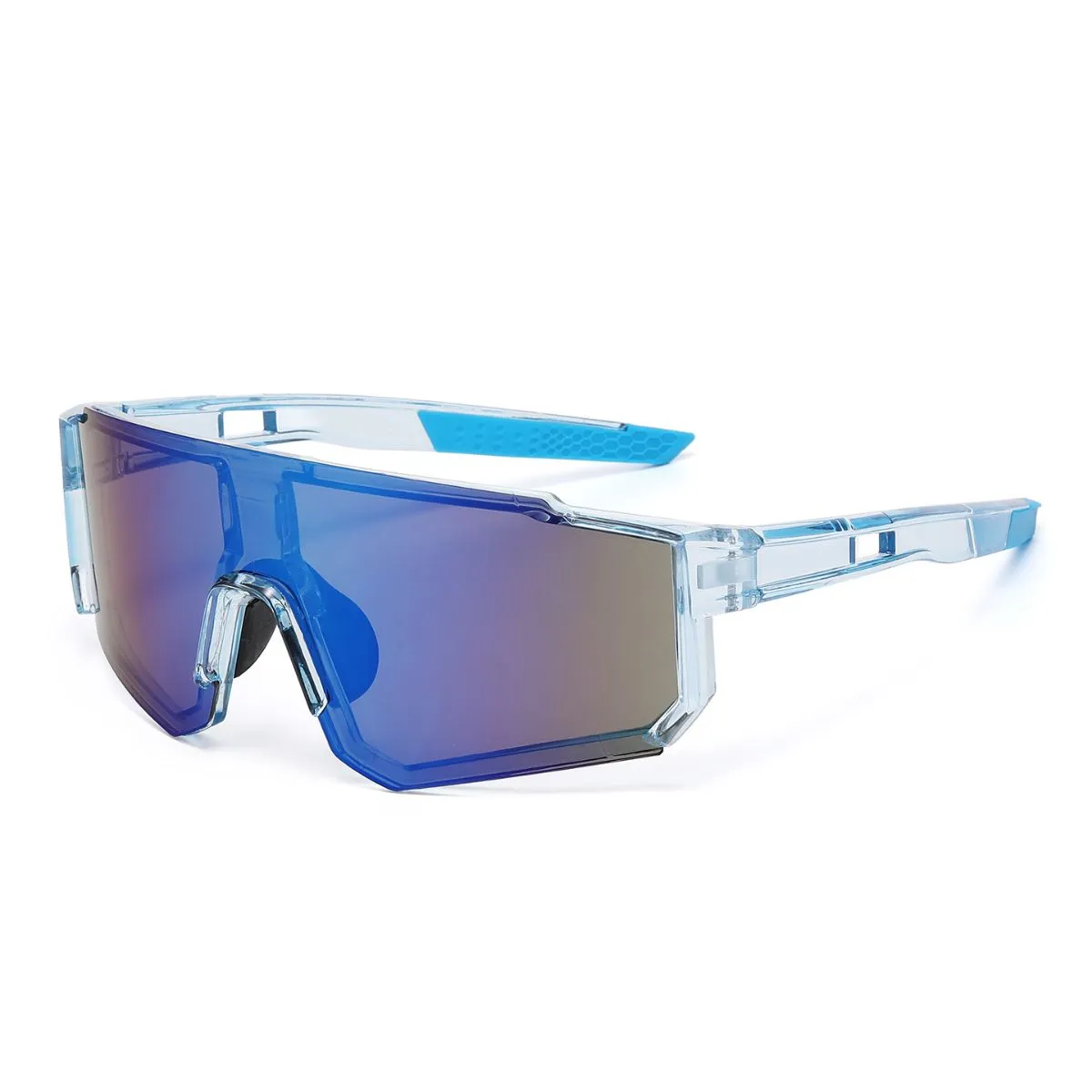 Unisex Photochromic One-Piece Cycling Sunglasses – Windproof UV400 Sports Glasses for Outdoor Bike Riding, Adaptive Shield Lens Eyewear